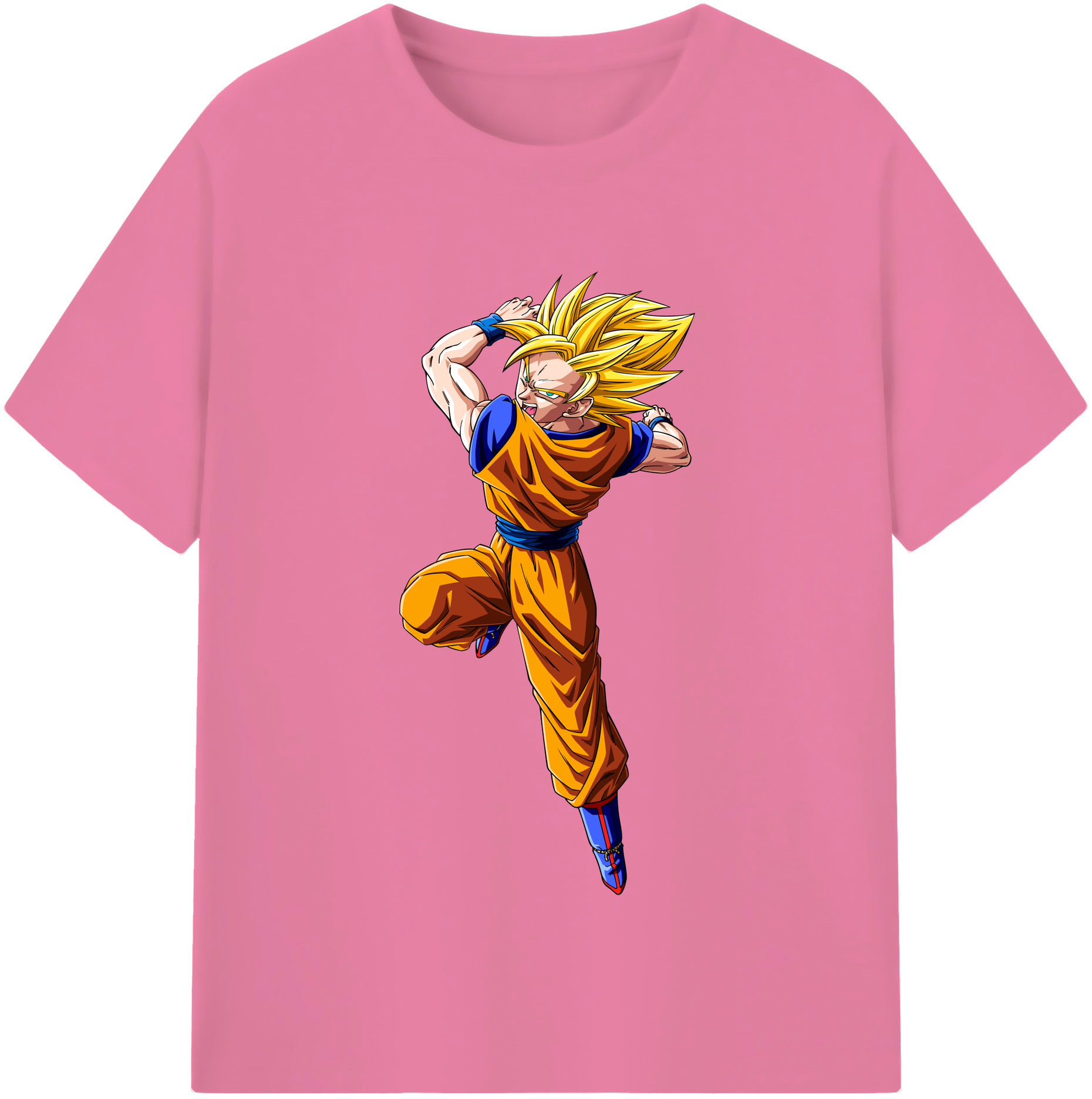 （画像用） ドラゴンボール 孫悟空（そん ごくう）Son Goku カカロット DRAGON BALL Kakarotto 綿100％半袖Tシャツ（フロントプリント）